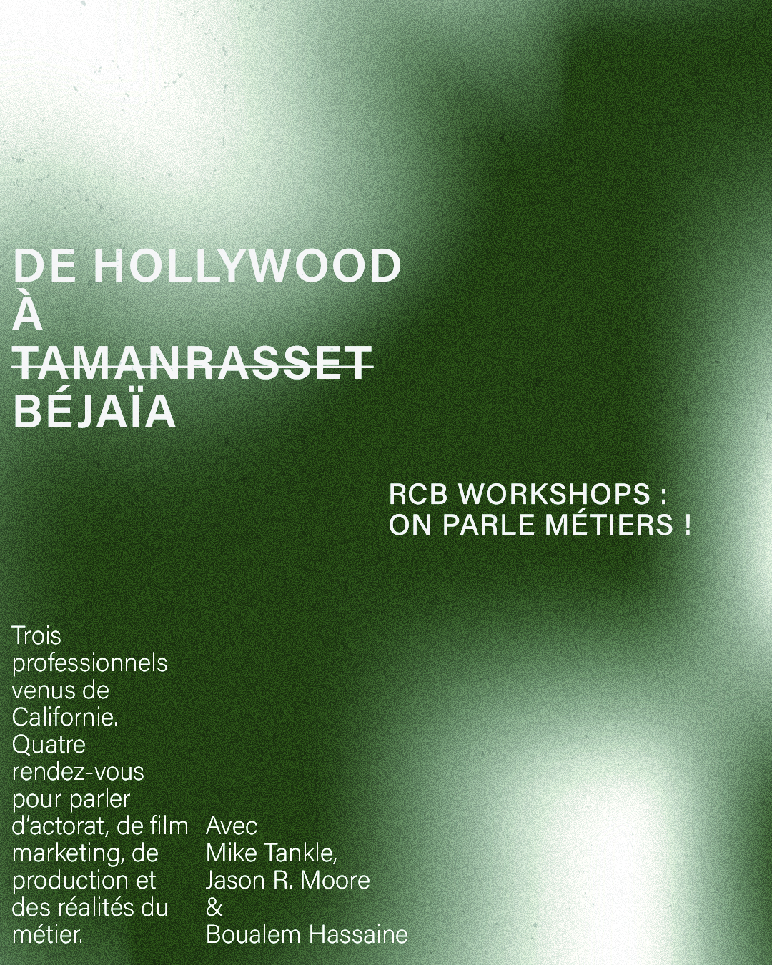 Visuel — RCB Workshops : on parle métiers !